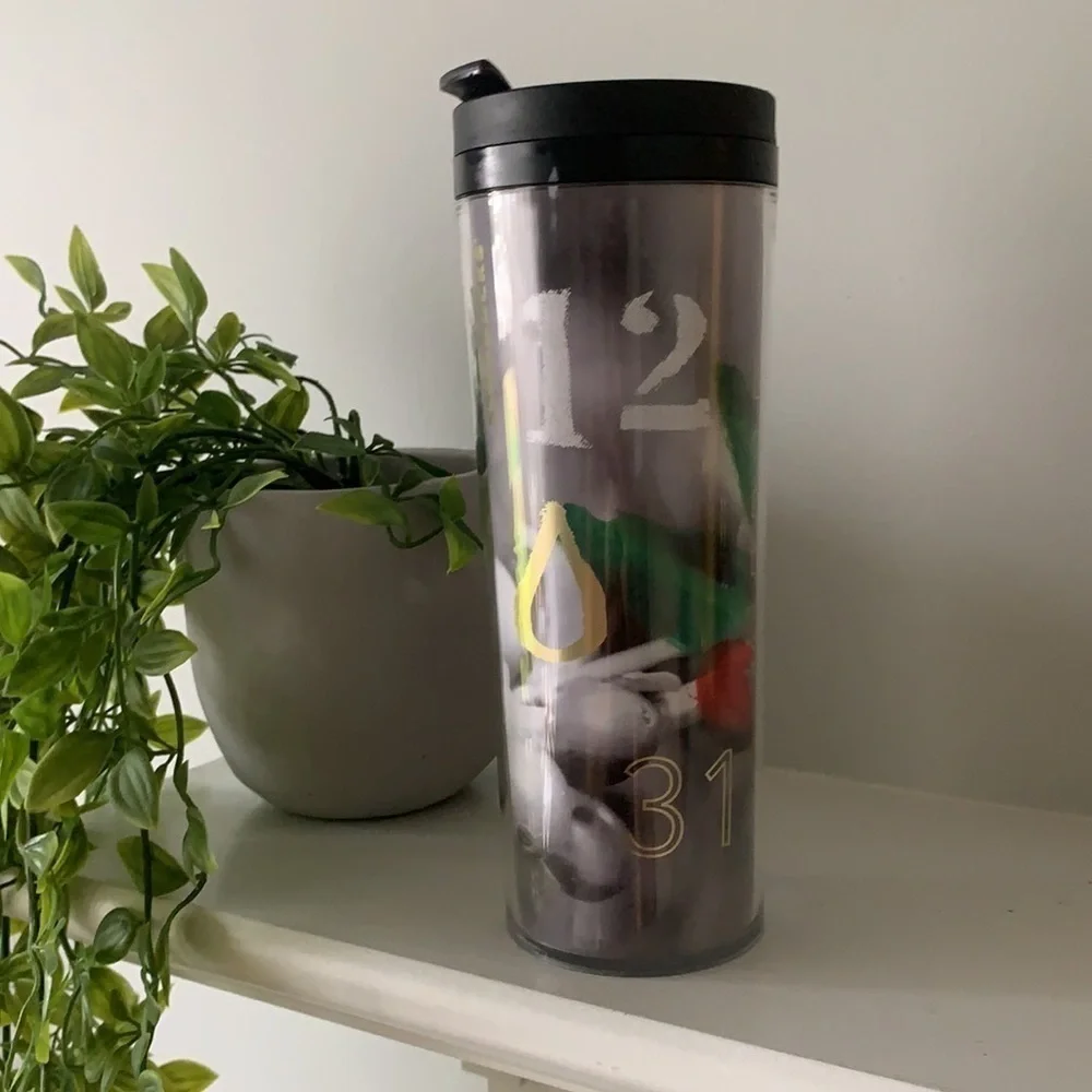 Starbucks tumbler cup to go plastic Christmas‎